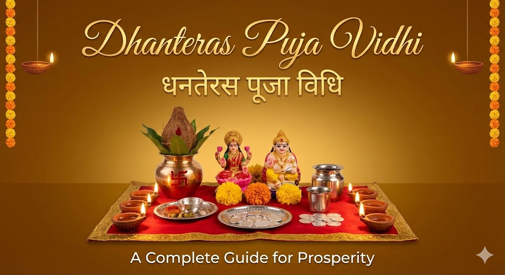 Dhanteras Puja Vidhi धनतेरस पूजा विधि
