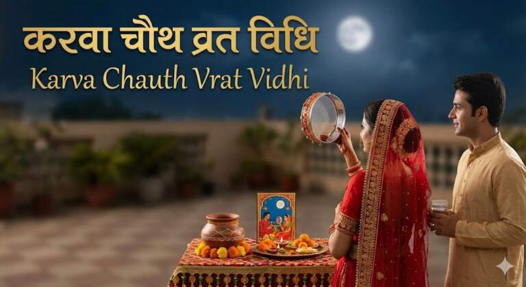 Karva Chauth Vrat Vidhi करवा चौथ व्रत विधि
