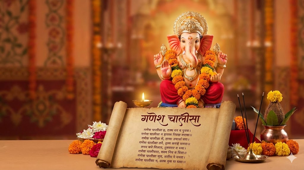 Ganesh Chalisa Lyrics in Hindi श्री गणेश चालीसा