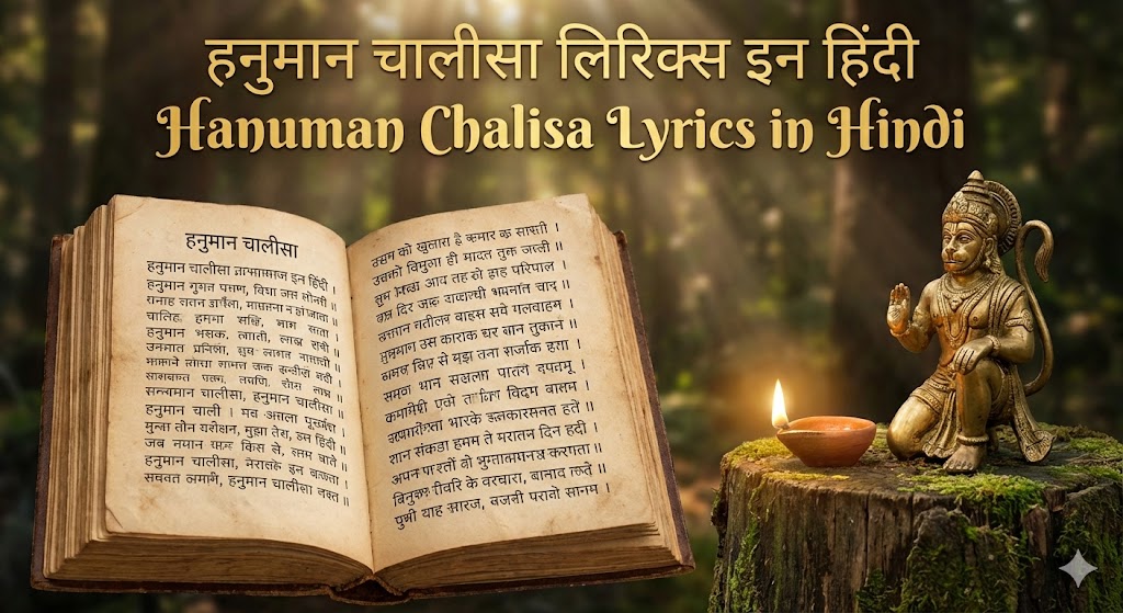 Hanuman Chalisa Lyrics in Hindi हनुमान चालीसा पाठ