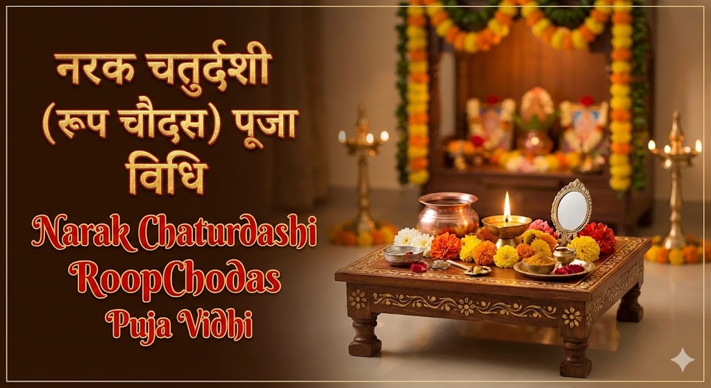 Narak Chaturdashi RoopChodas Puja Vidhi रूप चौदस (नरक चतुर्दशी) पूजा विधि