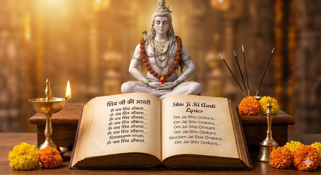 Shiv Ji Ki Aarti Lyrics in Hindi and English शिव जी की आरती लिरिक्स हिंदी व इंग्लिश