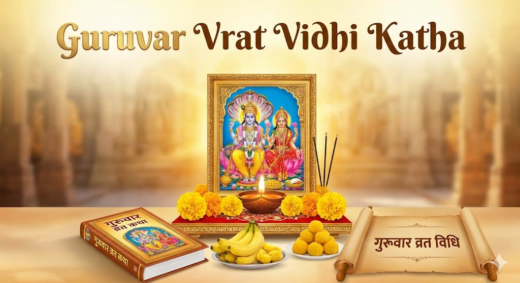 Guruvar Vrat Vidhi Katha गुरुवार व्रत की सम्पूर्ण विधि कथा व महत्त्व
