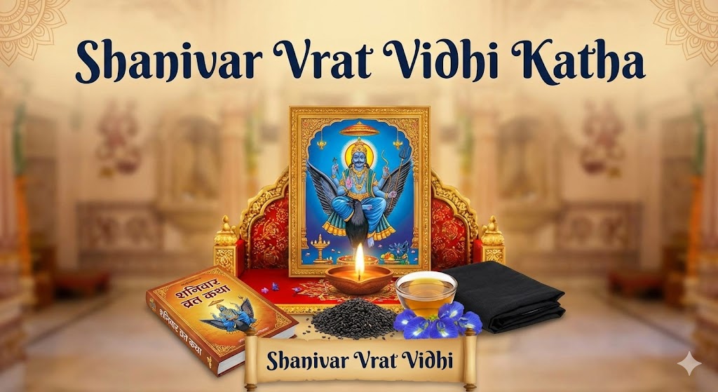 Shanivar Vrat Vidhi Katha शनिवार व्रत की सम्पूर्ण विधि कथा व महत्त्व