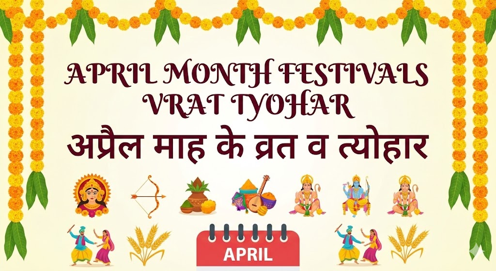 April Month Festivals Vrat Tyohar अप्रैल के हिंदू व्रत-त्योहार