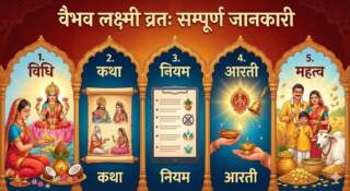Vaibhav Lakshmi Vrat Vidhi Katha Rules Aarti Significance वैभव लक्ष्मी व्रत की विधि, नियम, लाभ, कथा और आरती