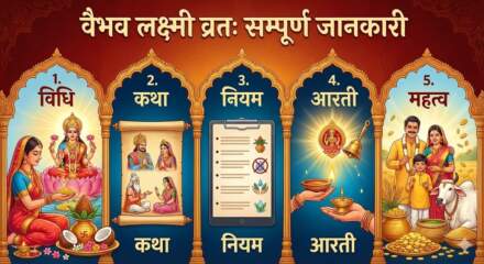 Vaibhav Lakshmi Vrat Vidhi Katha Rules Aarti Significance वैभव लक्ष्मी व्रत की विधि, नियम, लाभ, कथा और आरती