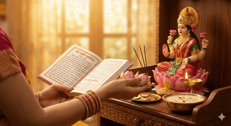 श्री लक्ष्मी चालीसा (Shri Laxmi Chalisa) – सुख, समृद्धि और धन प्राप्ति के लिए | Full Lyrics & Benefits