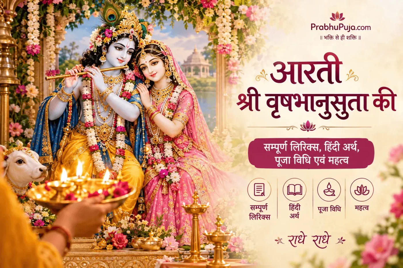 आरती श्री वृषभानुसुता की (राधा आरती) — Radha Aarti Lyrics, Meaning & Vidhi